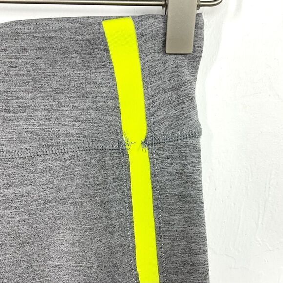 Zyia Gray Neon Tape Light n Luxe Hi Rise 7/8 24” Leggings 2 - Picture 2 of 7